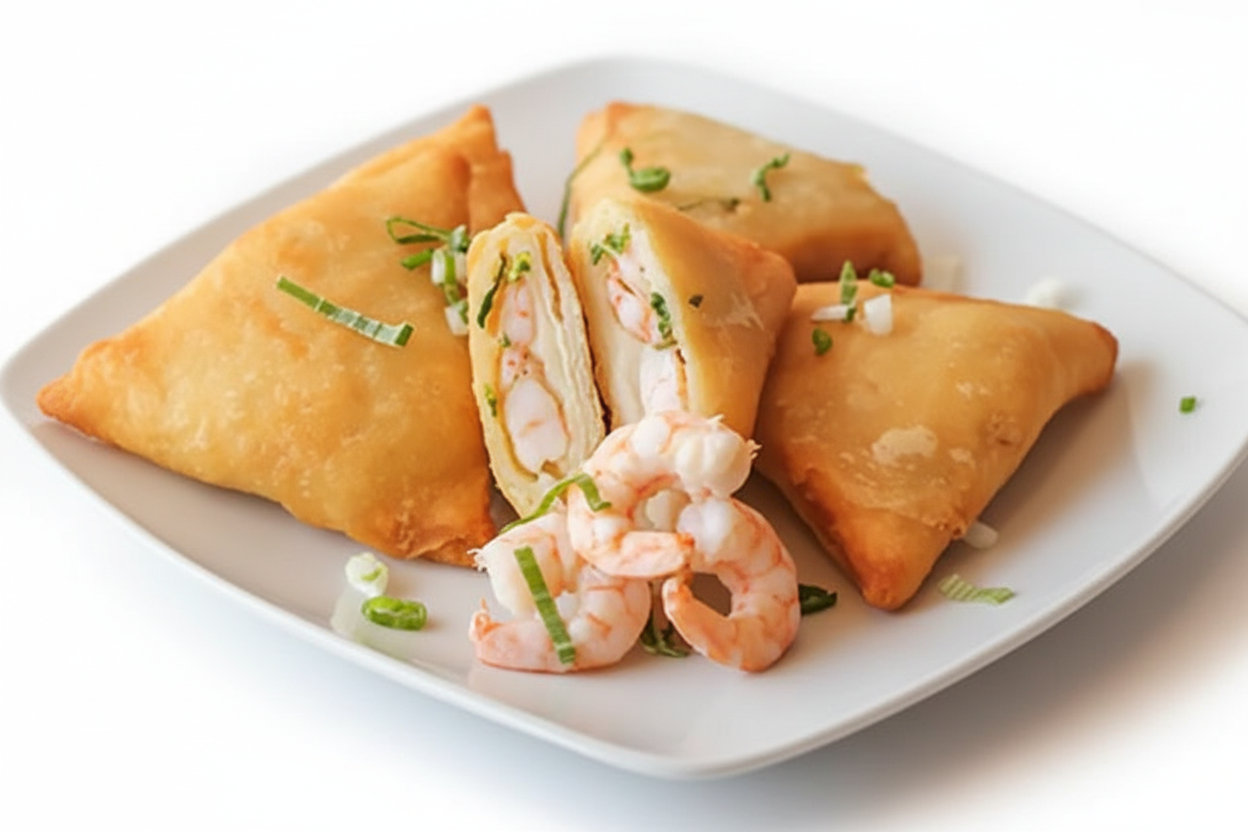 Empanadas Chinas Camarón Queso (10 Un)