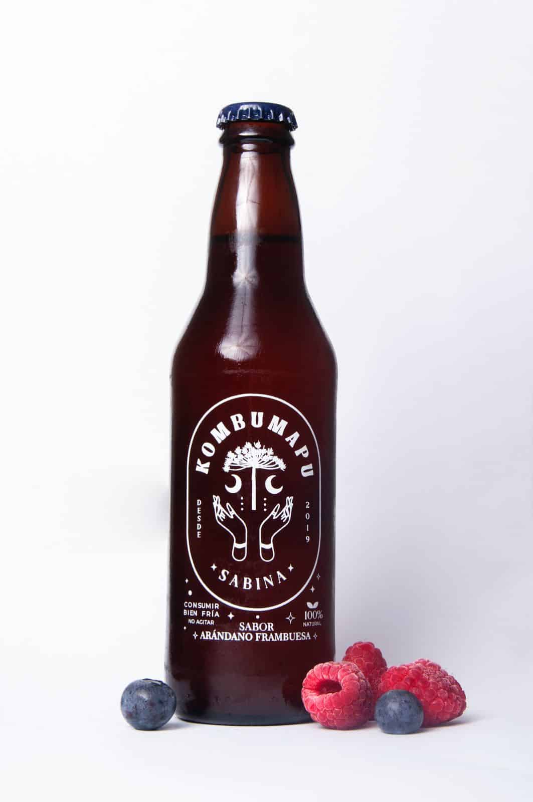 Kombucha Arándano Frambuesa 300 Cc