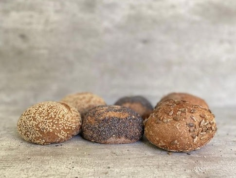 Mix de 6 Panes de Masa Madre Artesanales Con Semillas