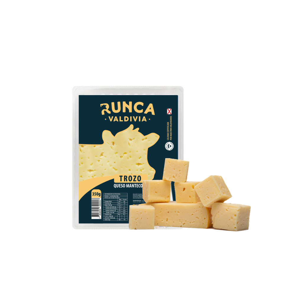 Queso Mantecoso Runca Trozo 350 Grs | Santiago Natural