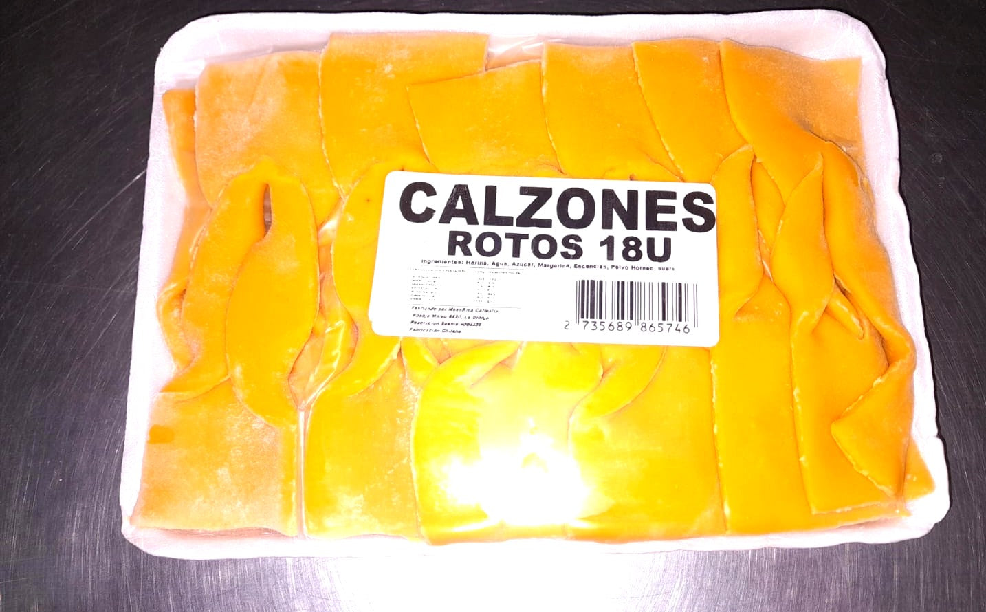 Calzones Rotos Bandeja 18 Unidades - Santiago Natural