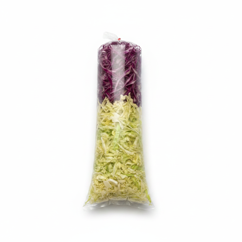 Ensalada Lista de Repollo Verde y Morado