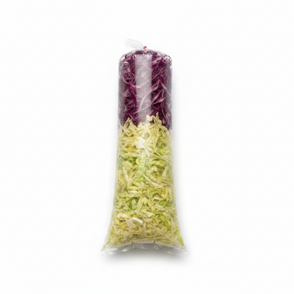 Ensalada Lista de Repollo Verde y Morado