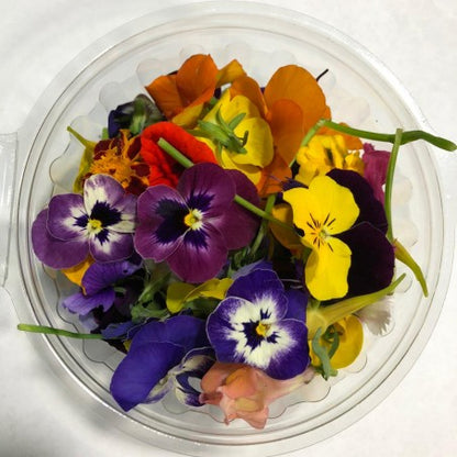 Flores Comestibles Bandeja | A Domicilio | Santiago Natural